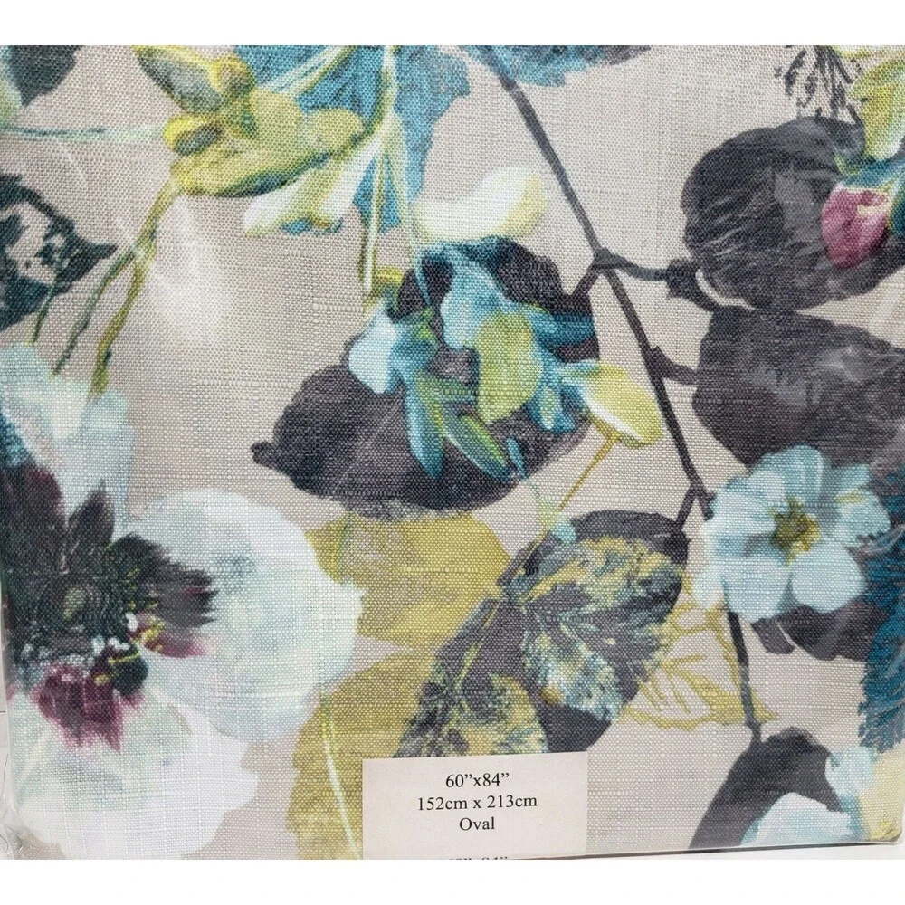 1 Fabric Printed Tablecloth,60